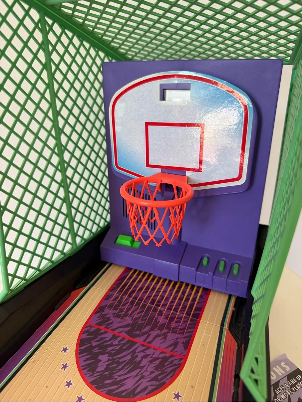 90s Milton Bradley Electronic Hot Shot Basketball Tabletop Game - Tested Works